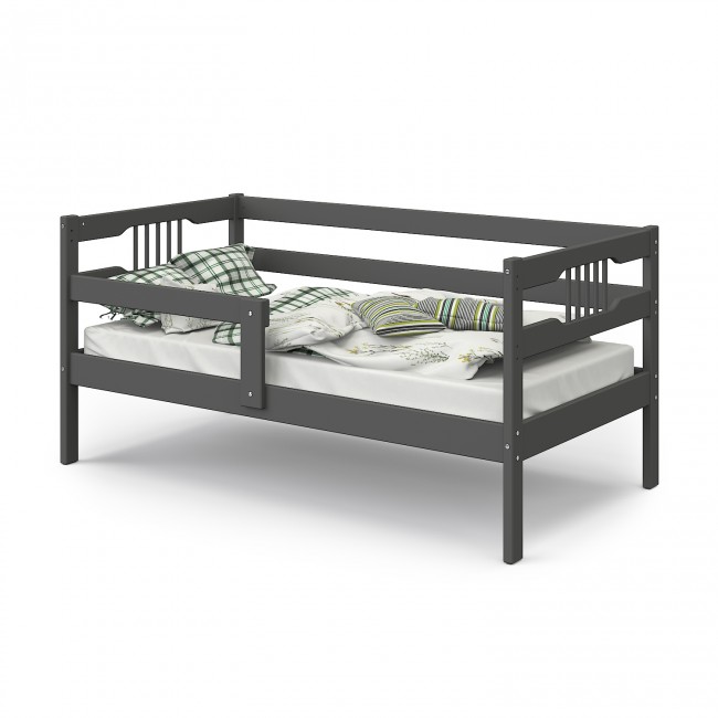 Кроватка подростковая MALIKA FREYA 160х80 см. графит